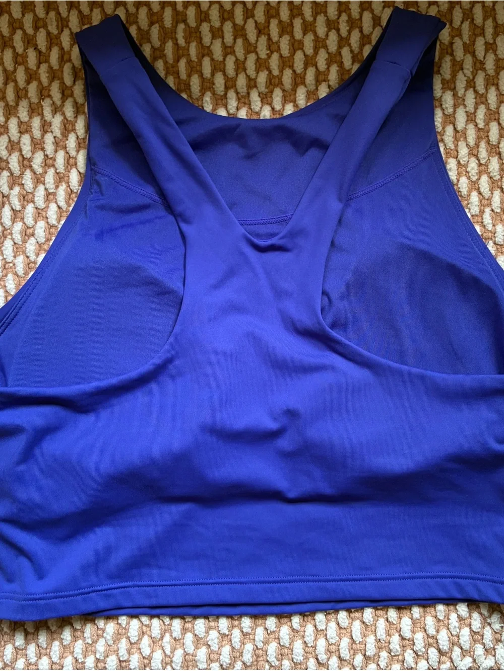 Athleta Royal Blue Cropped Tank Swim or Gym Size S but runs small